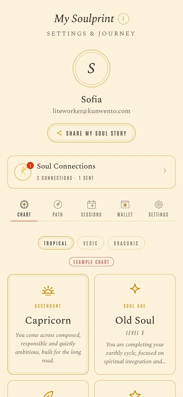 My Soul Print (example data)